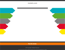 Tablet Screenshot of me.metatix.com