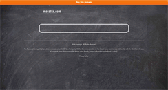 Desktop Screenshot of metatix.com